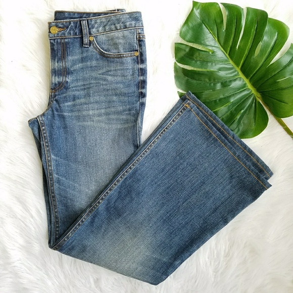Tory Burch Denim - Tory Burch Wide Leg Trouser Flare Jeans